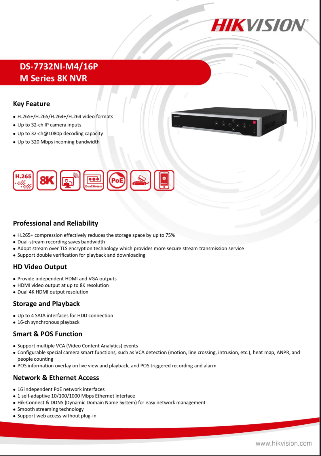 DS-7732NI-M4/16P