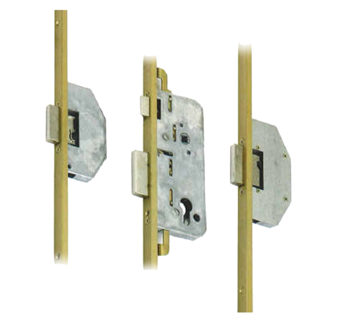 UCEM Lever Operated Latch & Deadbolt - 2 Deadbolt