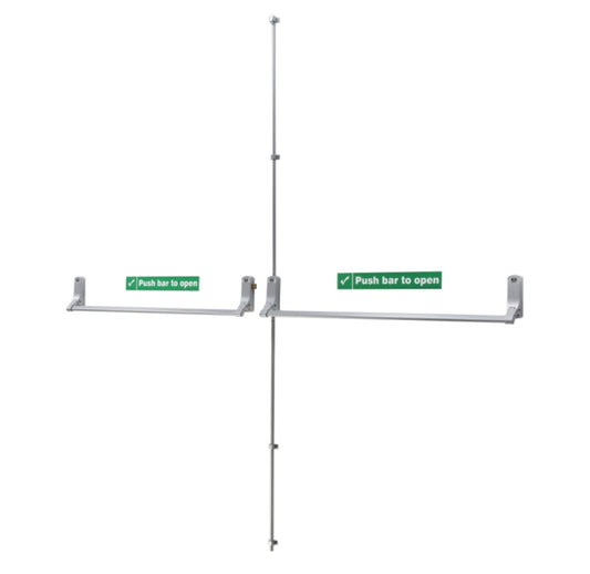 UNION ExiSAFE Panic Bolt Set To Suit Rebated Double Doors
