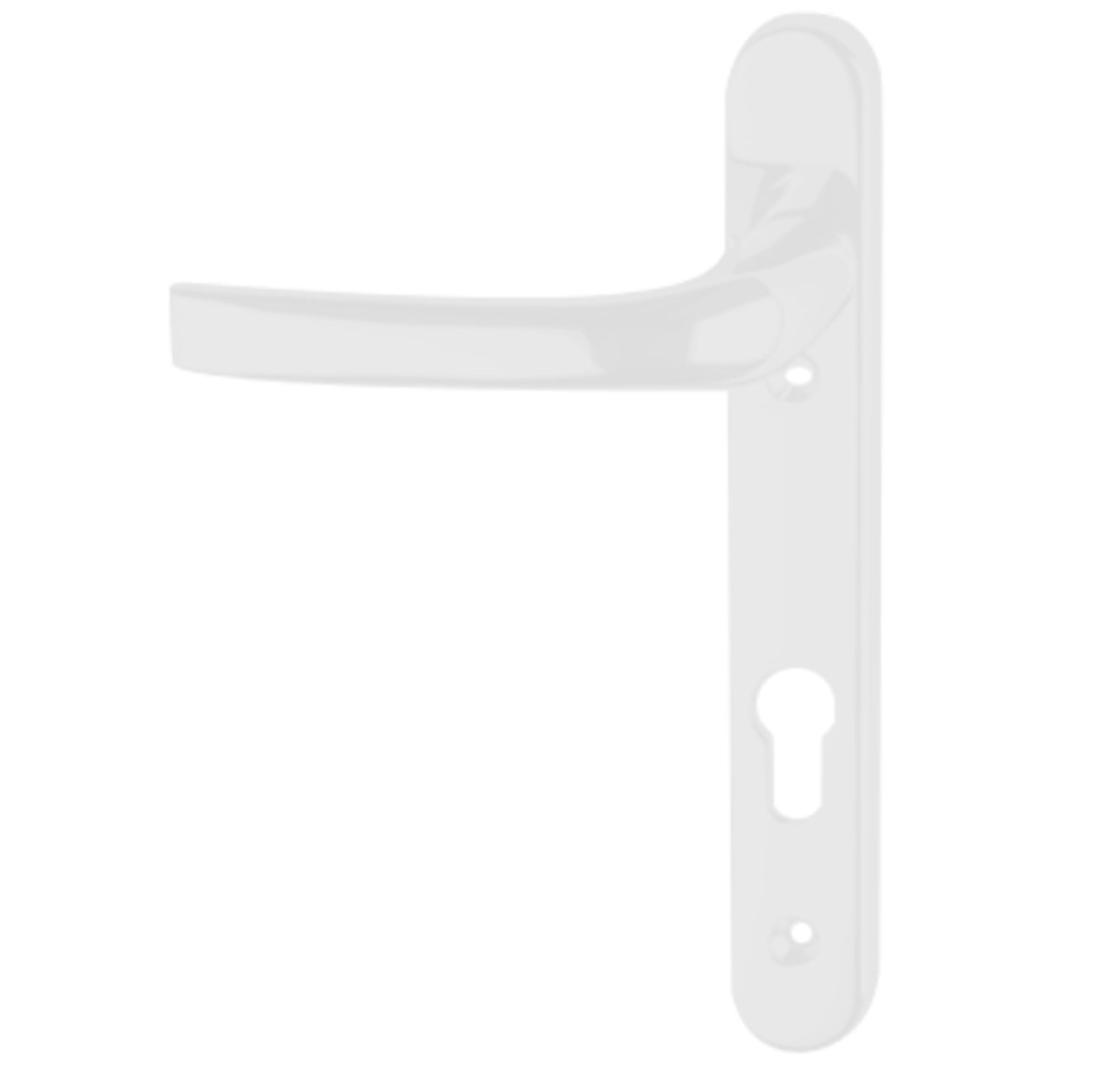 ASEC 92 Lever/Lever UPVC Furniture - 220mm Backplate