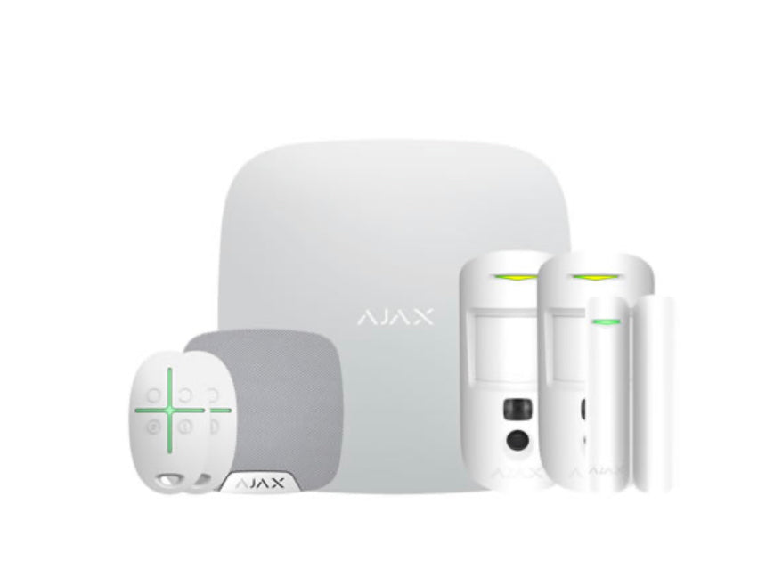 Ajax Alarm Kit Hub 2 (13Plus) White