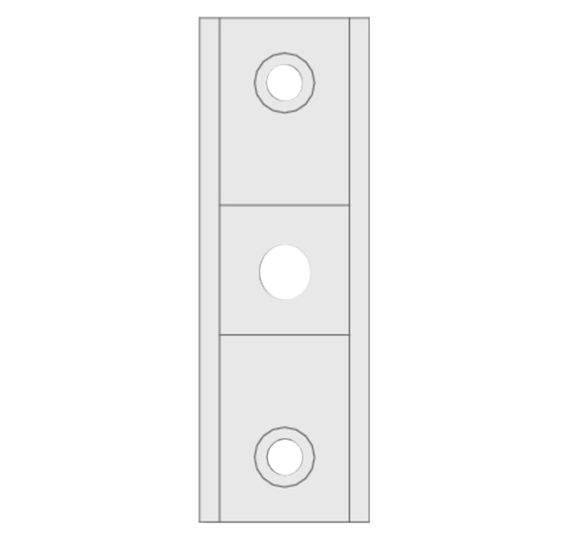 ADAMS RITE Backplate To Suit 5015 Deadlock