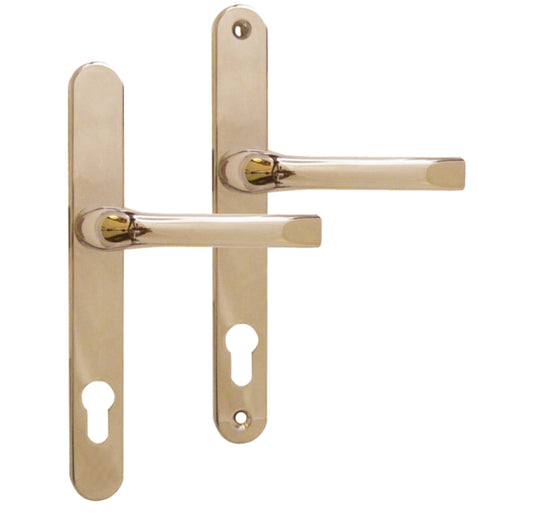 ASEC 92 Lever/Lever UPVC Furniture - 240mm Backplate