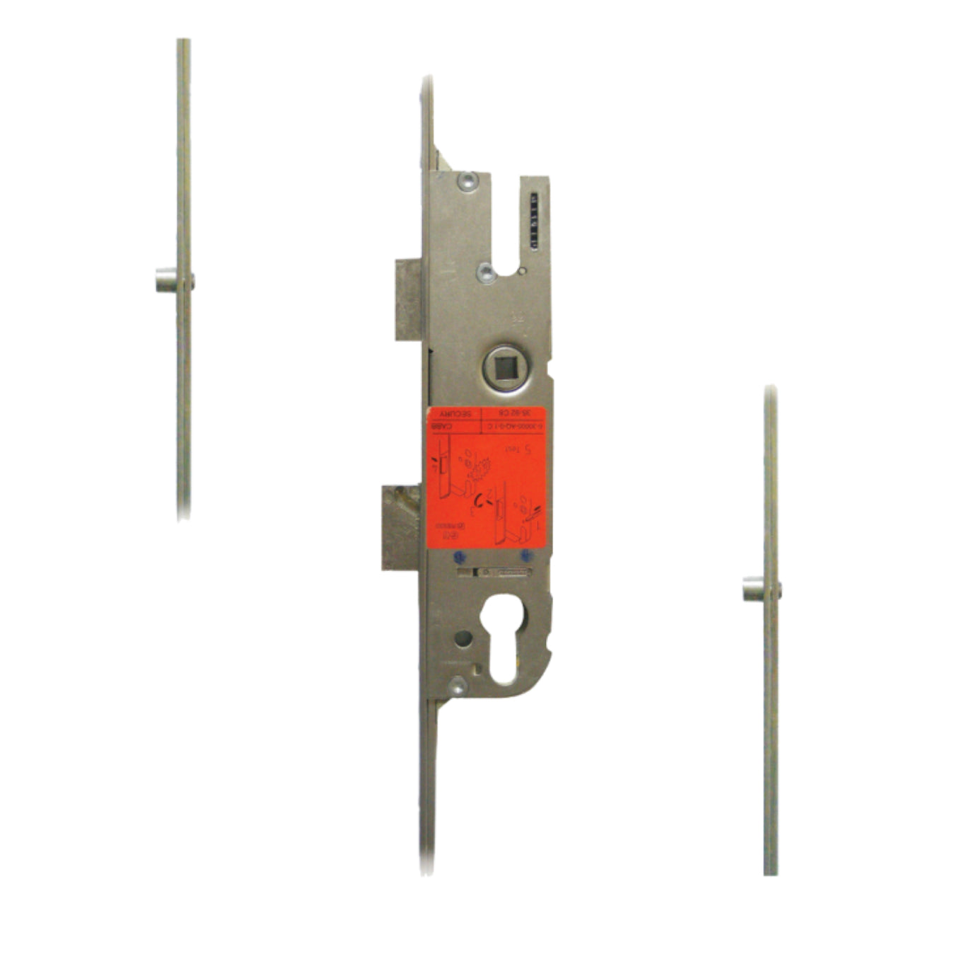 GU Secury Lever Operated Latch & Deadbolt Attachment For Shootbolts - 2 Roller