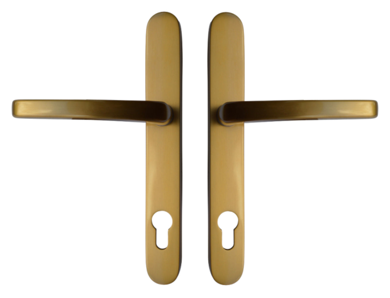 ASEC Vital Lever Long Backplate 211mm