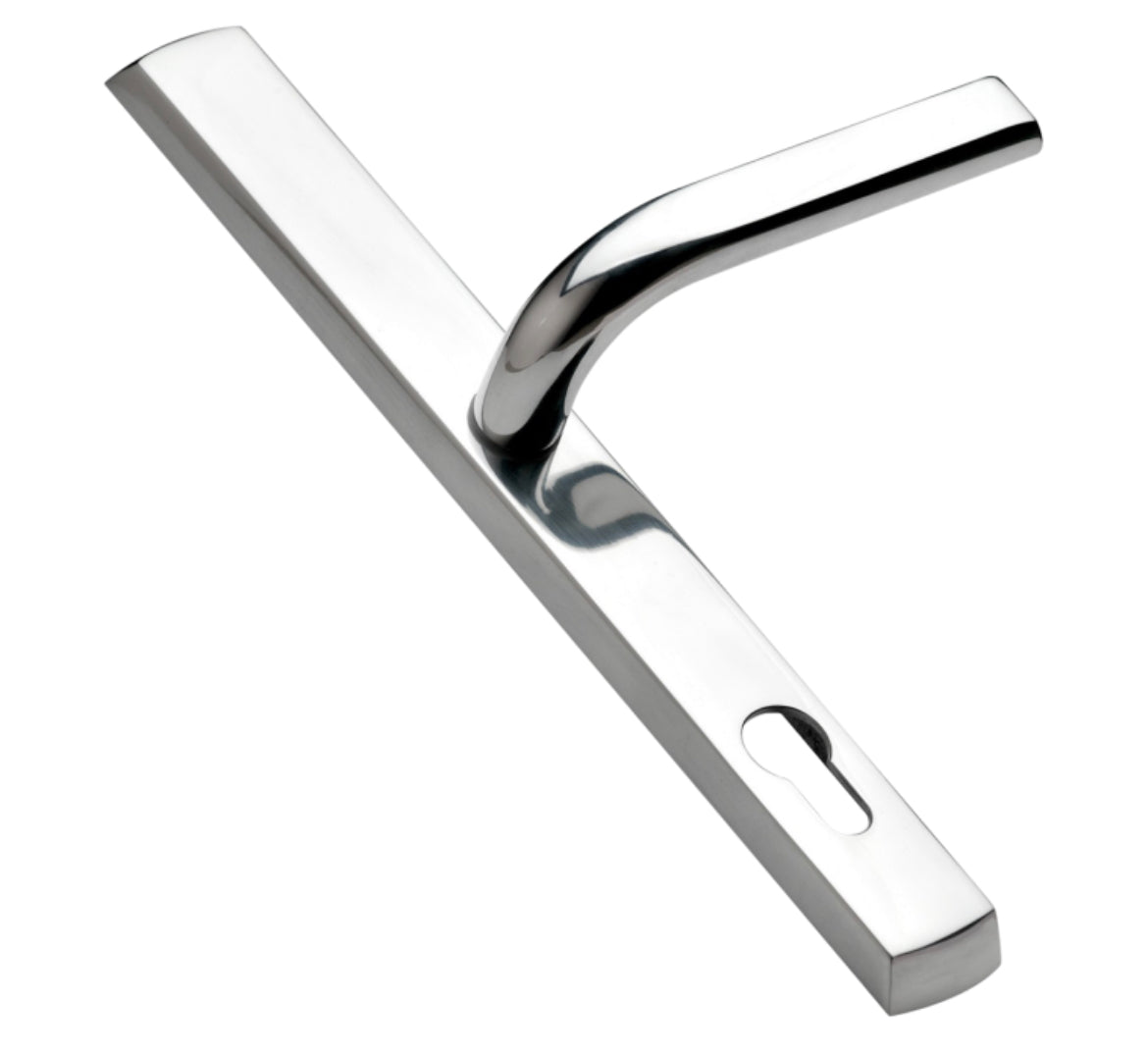 LOXTA 92 Lever/Lever UPVC Furniture - 278mm Backplate