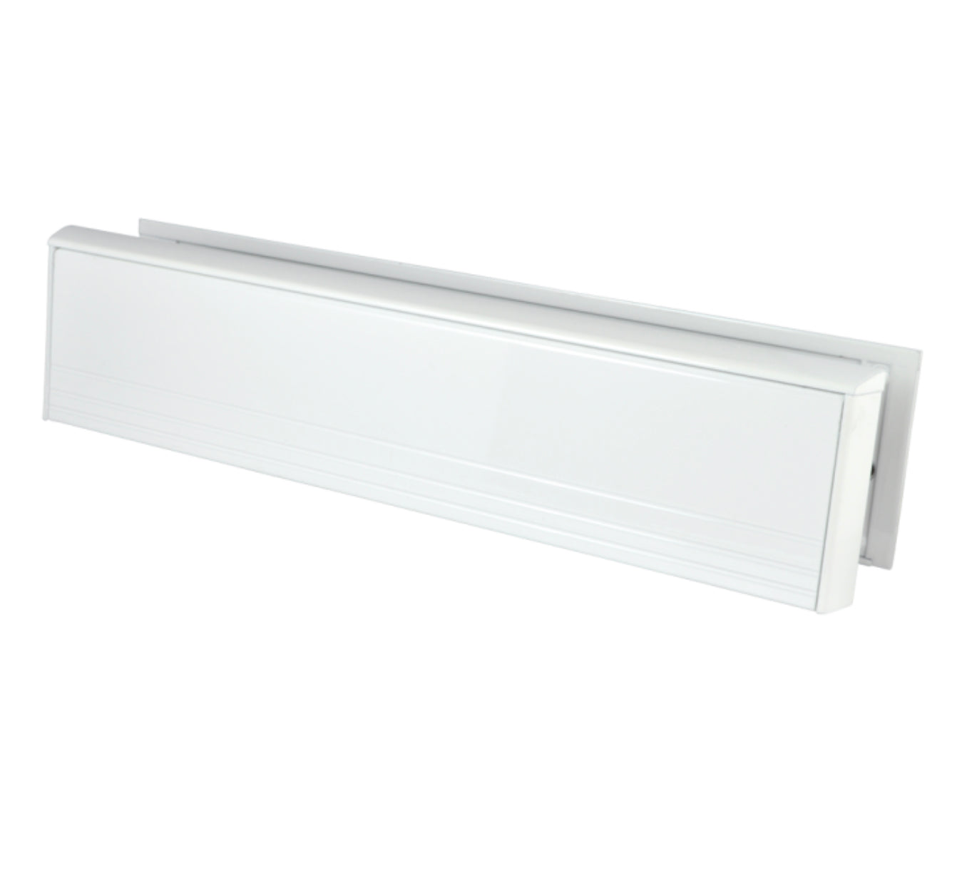 Aluminium Letter Box - 305mm Wide White