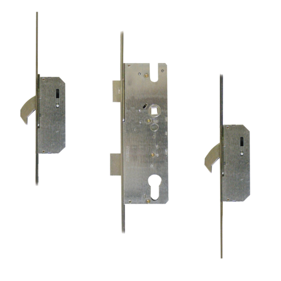 WINKHAUS Cobra Keywind Latch & Deadbolt 20mm Radius Faceplate - 2 Hook