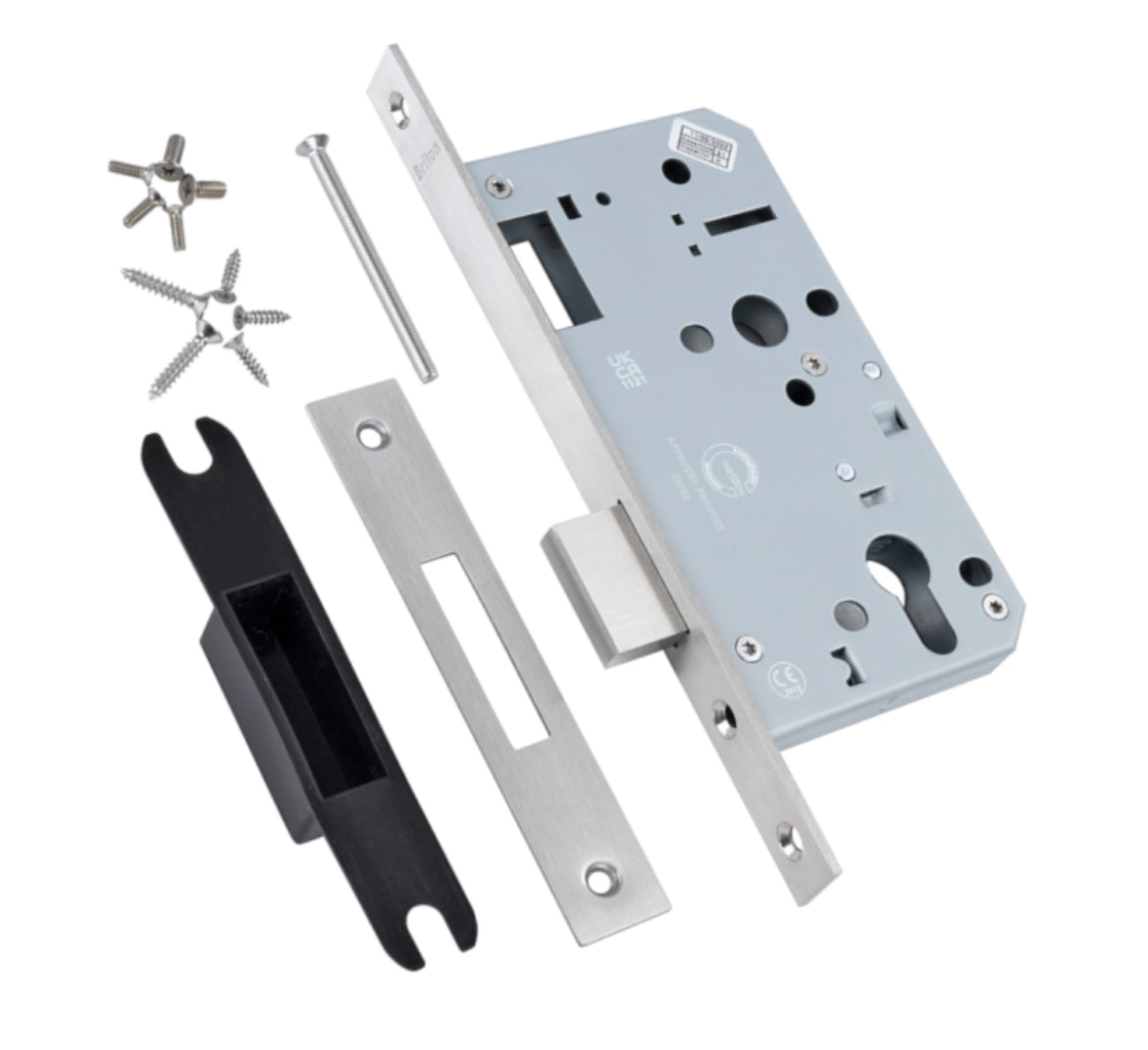 BRITON 5710 DIN Euro Profile Deadlock Case 60mm Backset