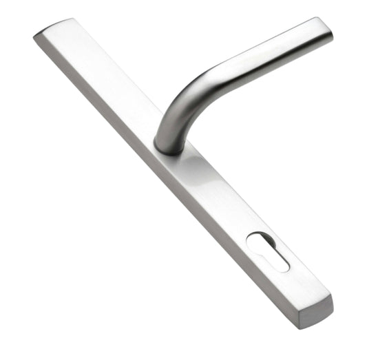 LOXTA 92 Lever/Lever UPVC Furniture - 278mm Backplate