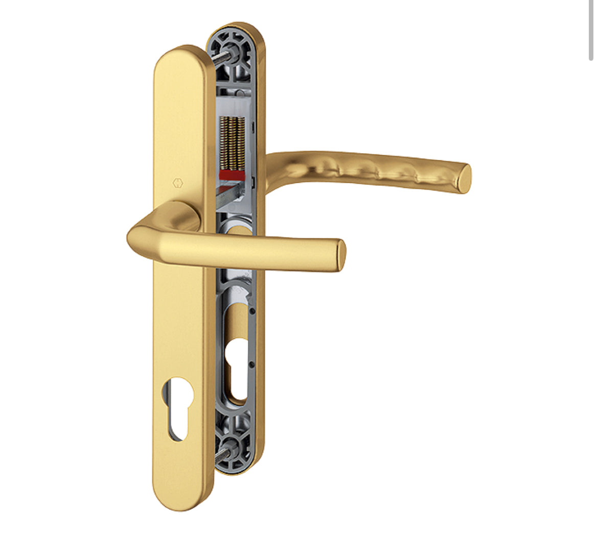 HOPPE Birmingham 92mm UPVC Lever Door Furniture 215mm Screw Centers 1117/3810N