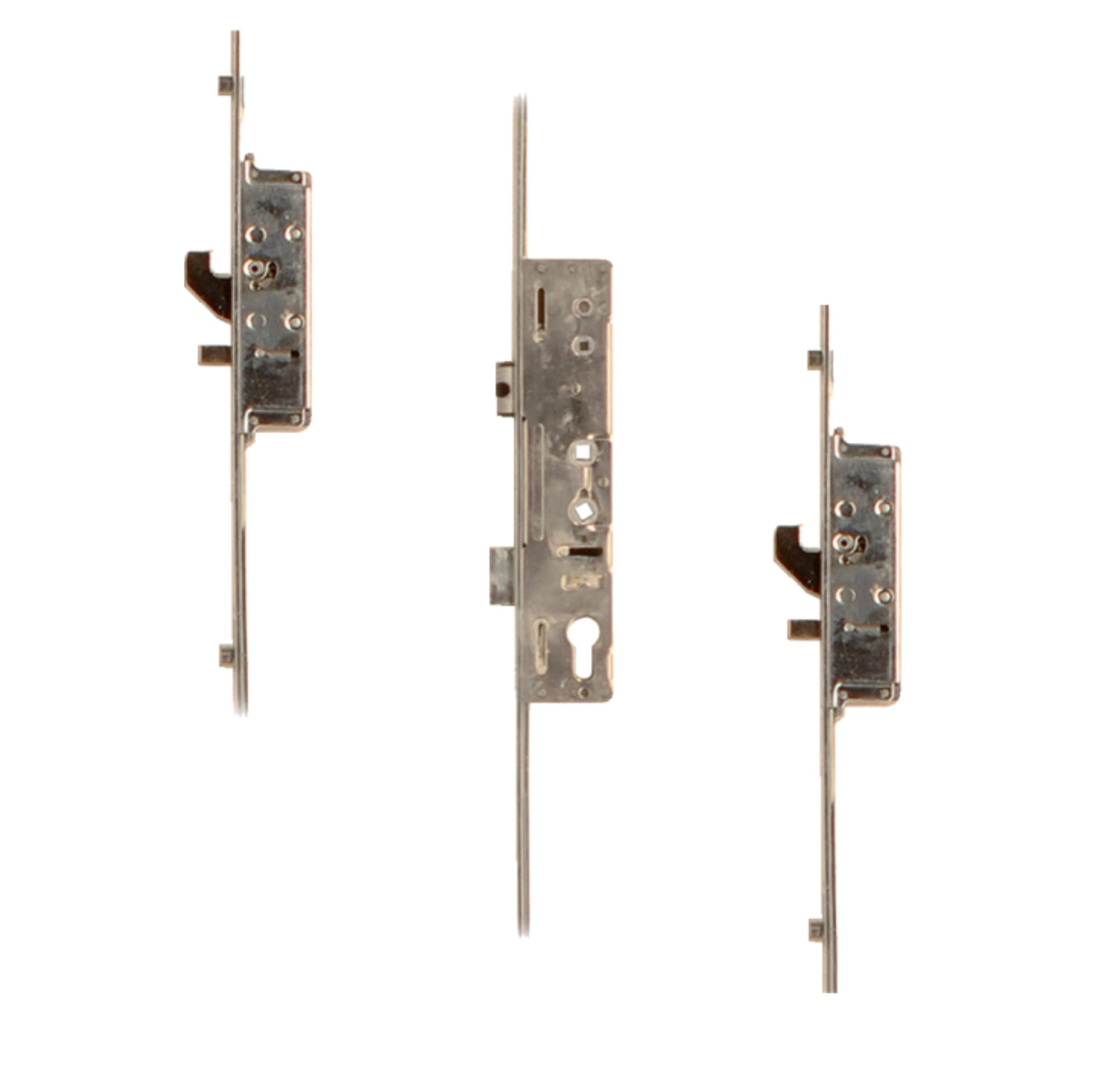 LOCKMASTER Lever Operated Latch & Deadbolt Twin Spindle - 2 Hook 2 Anti-Lift 4 Roller