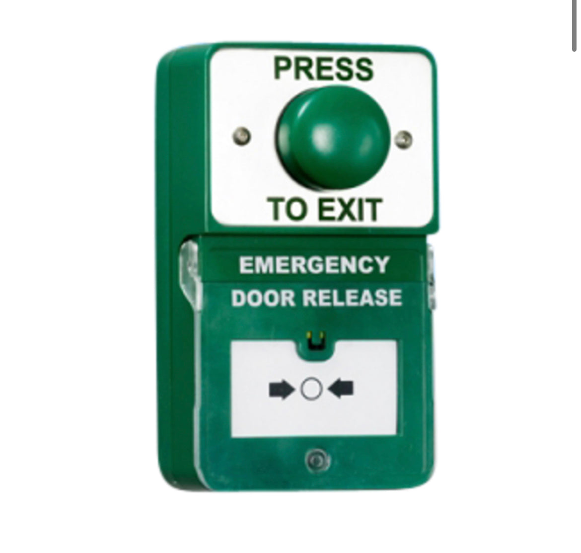 ASEC Dual Unit Combined Exit Button and Call Point