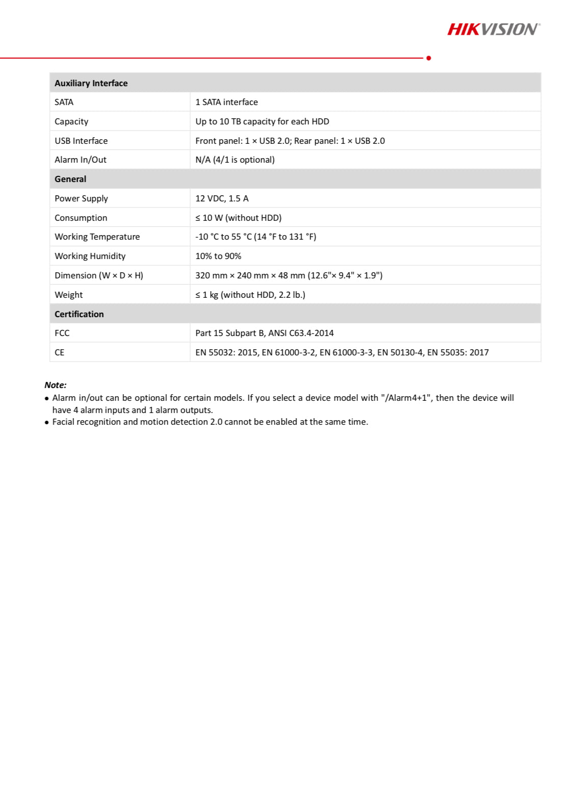 DS-7608NXI-K1/8P/ALARM4+1