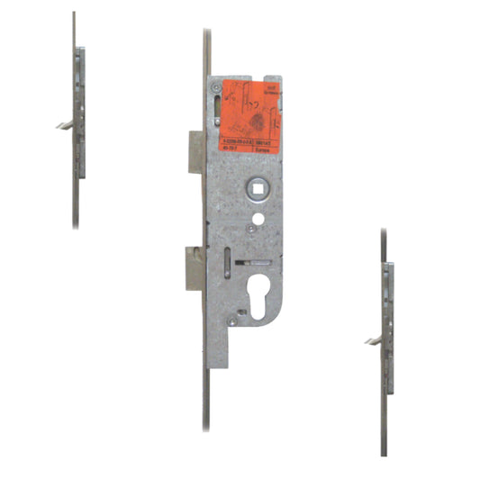 FERCO Tripact Lever Operated Latch & Deadbolt 20mm Faceplate - 2 Small Hook