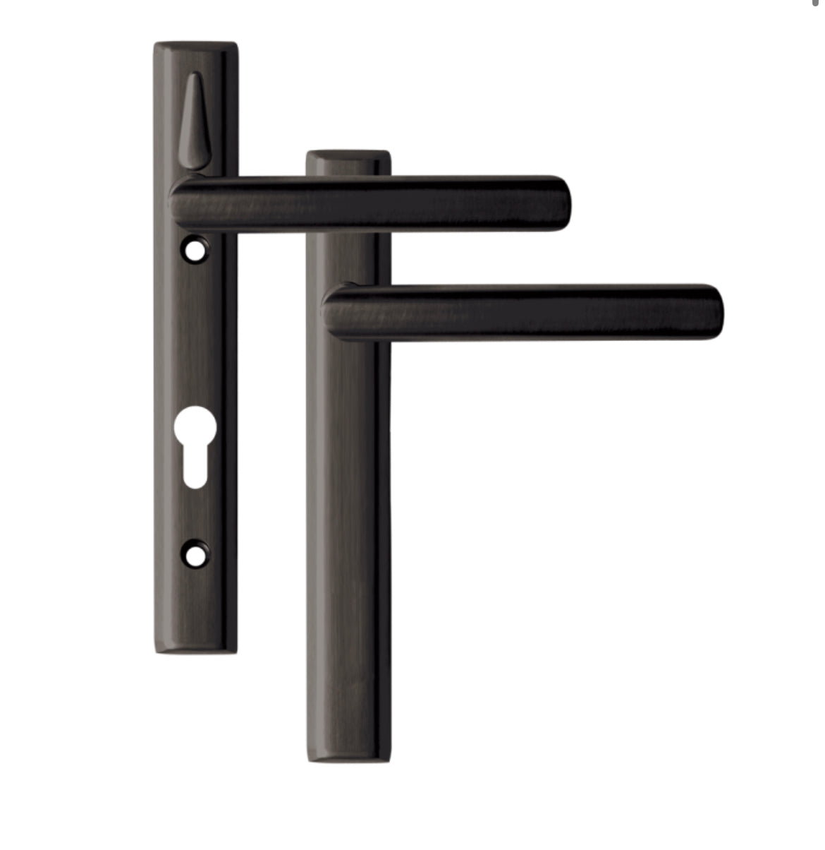 LOXTA Stealth Double Locking Lever Handle (Blank External) - 122mm 92PZ