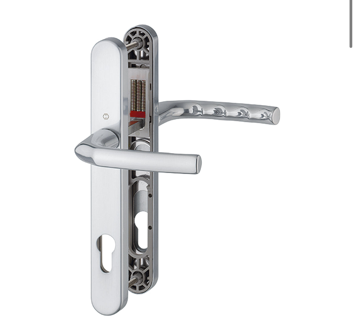 HOPPE Birmingham 92mm UPVC Lever Door Furniture 215mm Screw Centers 1117/3810N