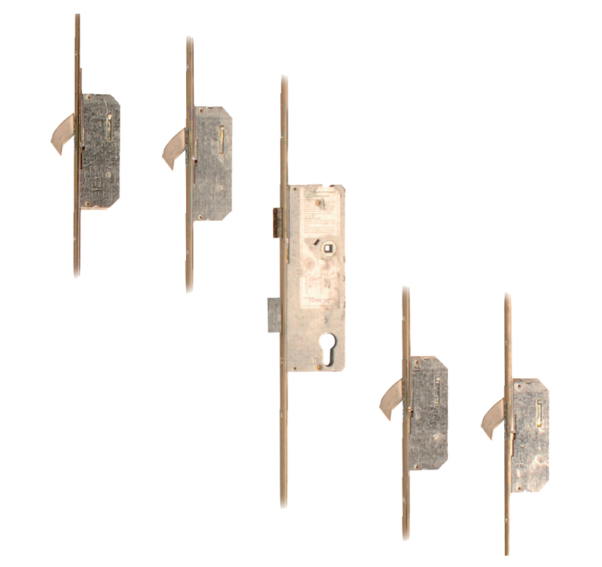 WINKHAUS Cobra Lever Operated Latch & Deadbolt Split Spindle - 4 Hook