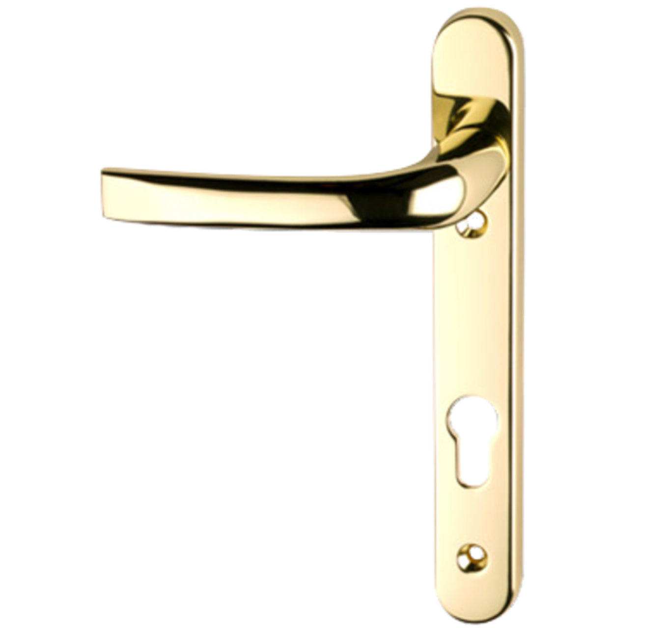 ASEC 92 Lever/Lever UPVC Furniture - 220mm Backplate