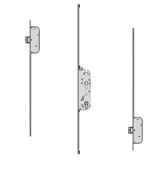 GU Secury Auto Panic E U-Rail Multipoint - 2 Deadlocks
