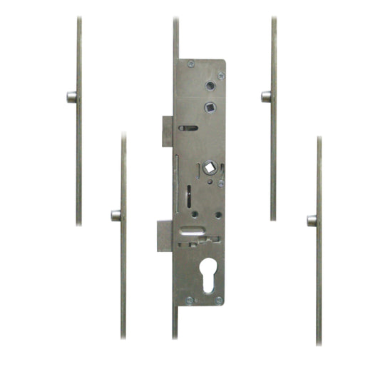 LOCKMASTER Lever Operated Latch & Deadbolt Twin Spindle - 4 Roller
