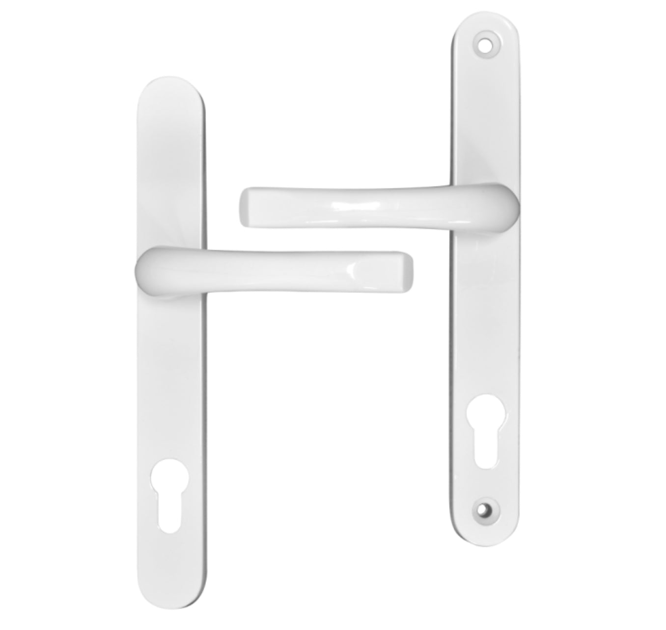 ASEC 92 Lever/Lever UPVC Furniture - 240mm Backplate
