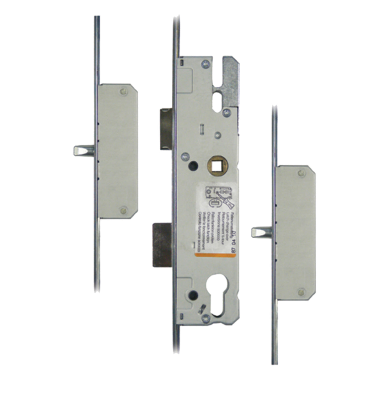 KFV Lever Operated Latch & Deadbolt Short Version - 2 Round Bolt