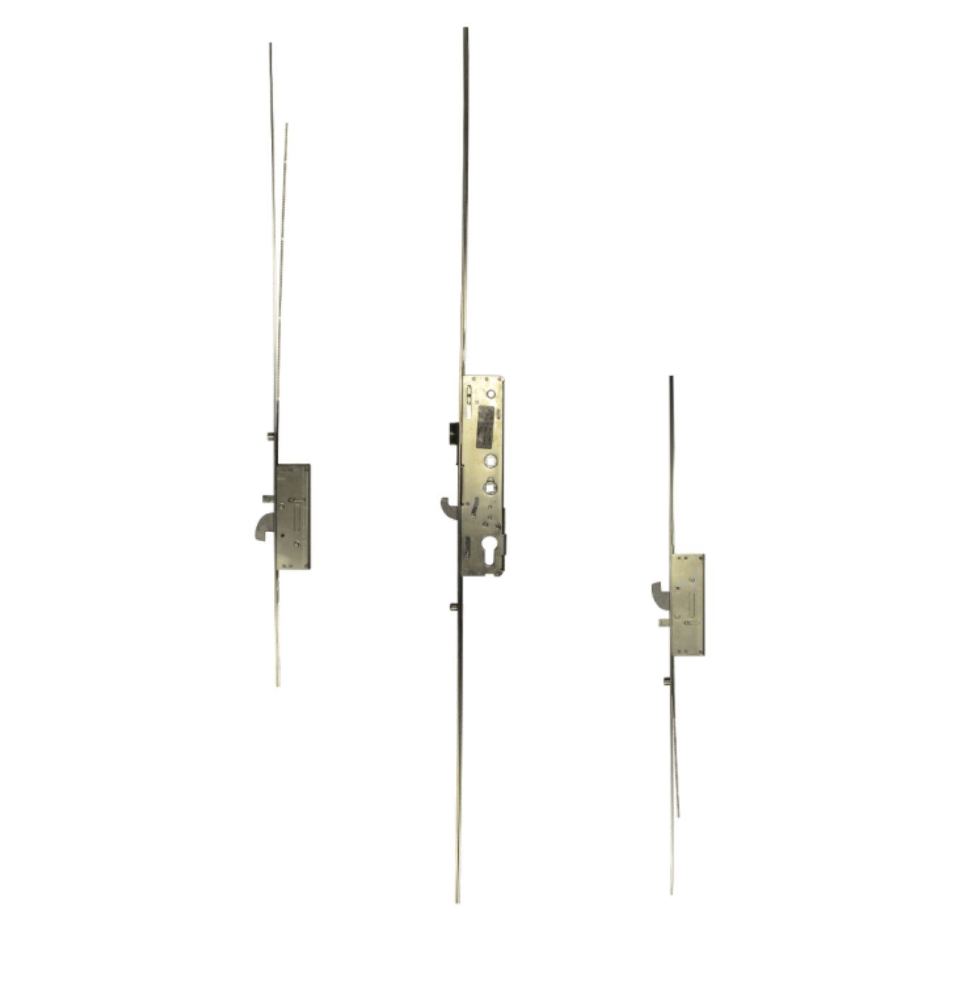 KENRICK Excalibur Lever Operated Latch & Hook Twin Spindle - 2 Hook & 3 Roller