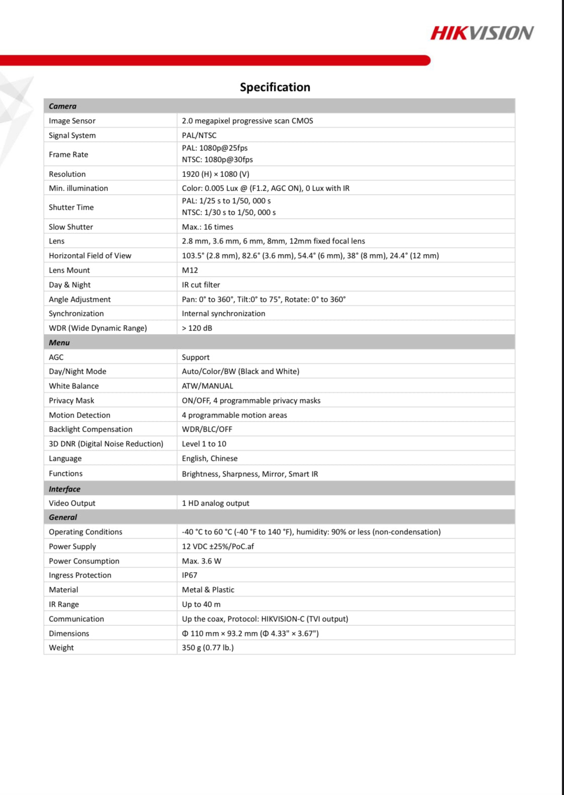 DS-2CE56D8T-IT3E-2.8MM