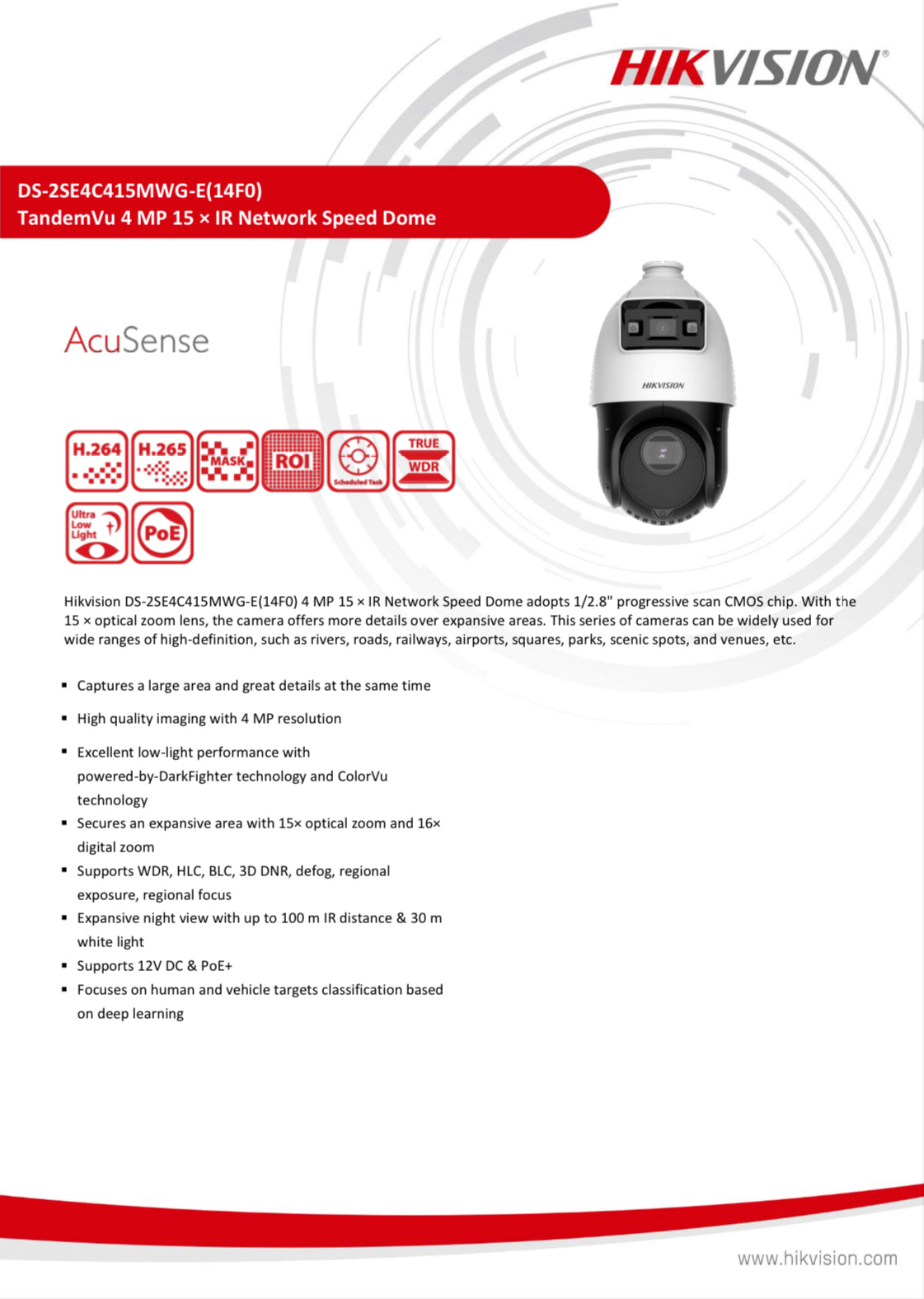 DS-2SE4C415MWG-E(14F0)