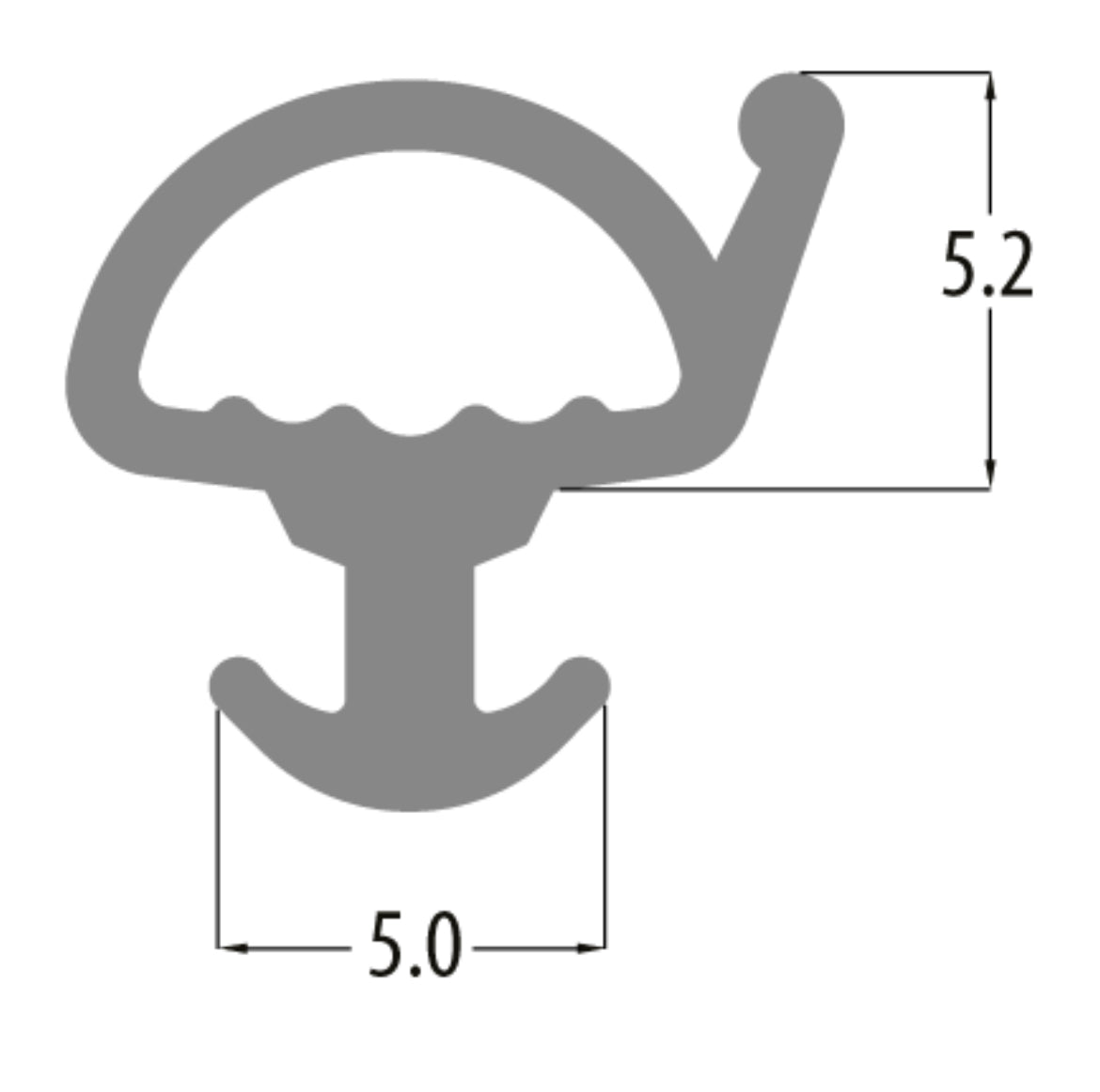 REDDIPLEX Round & Flipper Gasket Seal To Suit UPVC Doors & Windows