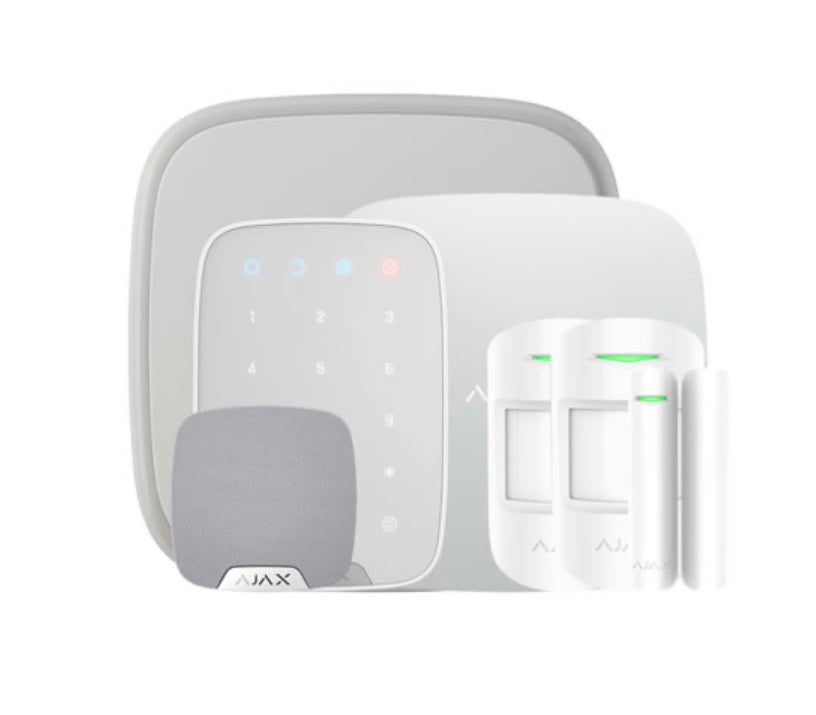 Ajax Alarm Kit Hub+ (FivePlus) White