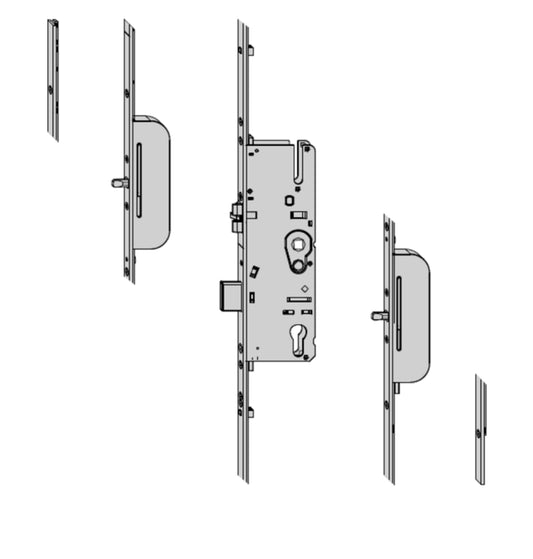 MACO Protect Lever Operated Latch & Deadbolt Multipoint Lock With Finger Bolt
