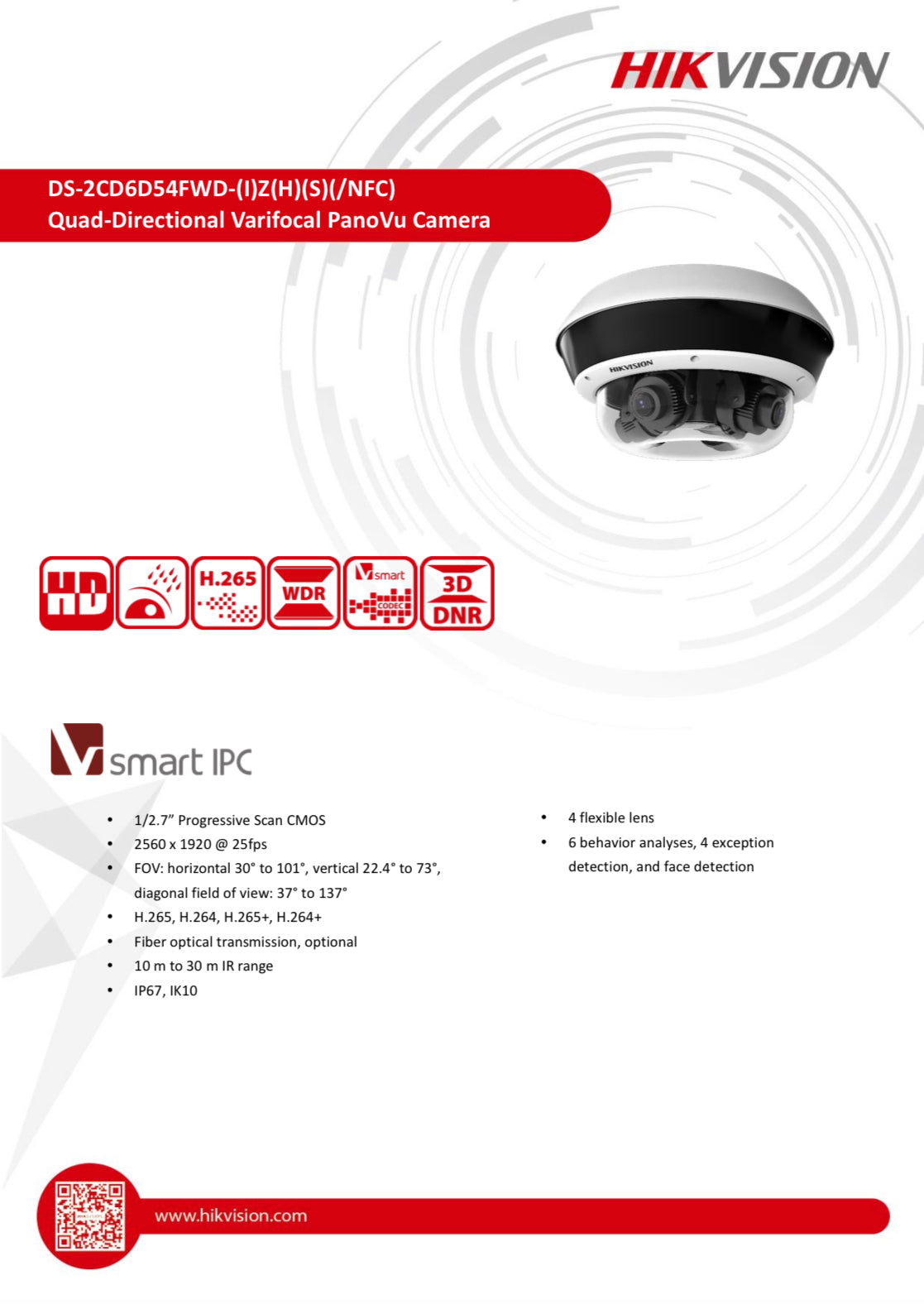 DS-2CD6D54FWD-IZHS