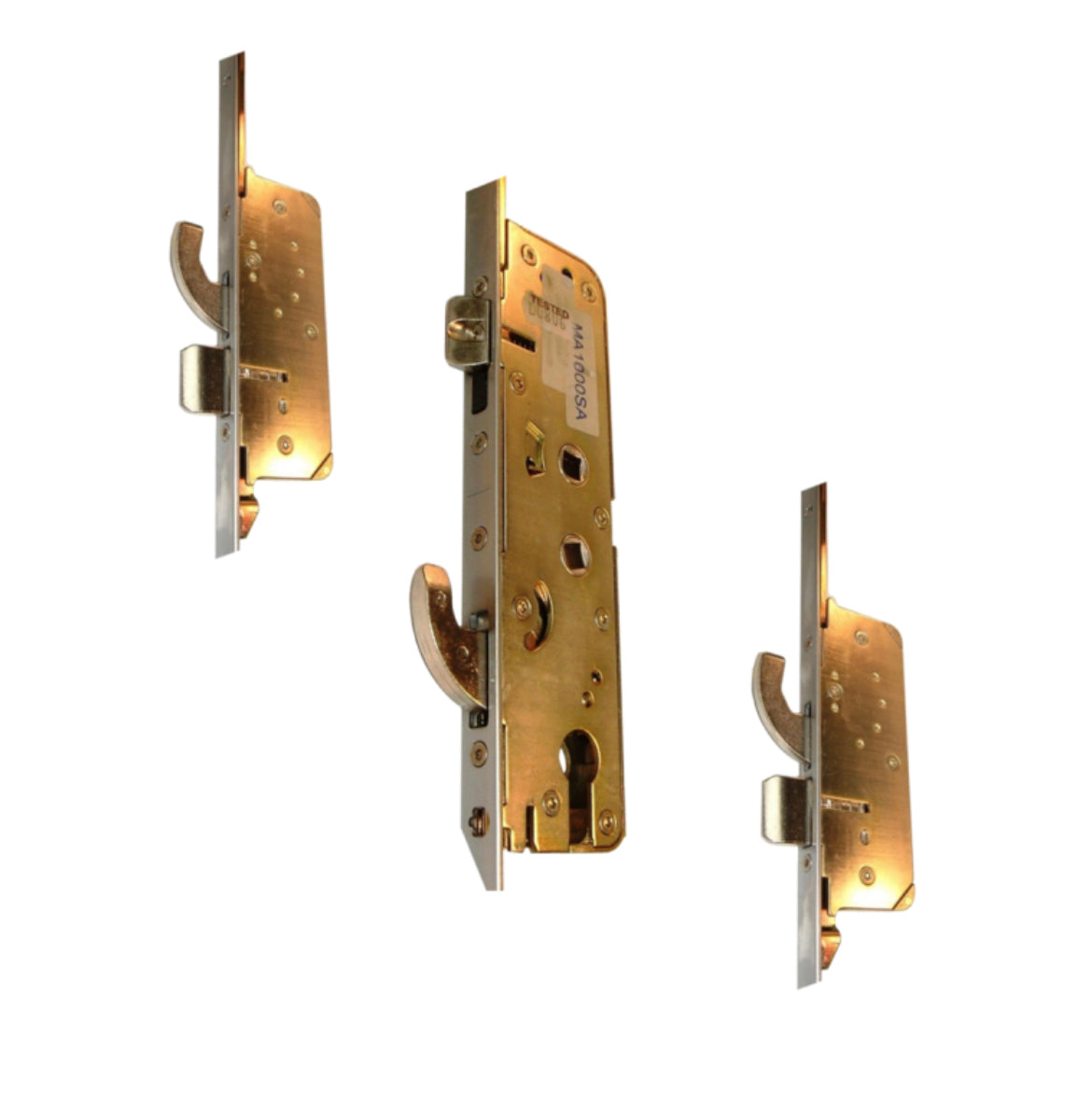 MILLENCO Mantis 2 Lever Operated Latch & Hookbolt 95/65 Twin Spindle - 2 Hook, 2 Bolt & 2 Roller