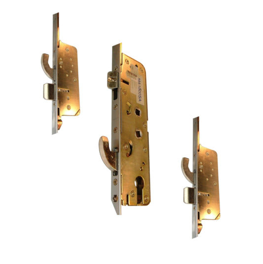 MILLENCO Mantis 2 Lever Operated Latch & Hookbolt 95/65 Twin Spindle - 2 Hook, 2 Bolt & 2 Roller