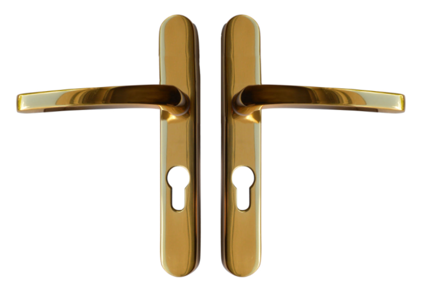 ASEC Vital Lever Long Backplate 211mm