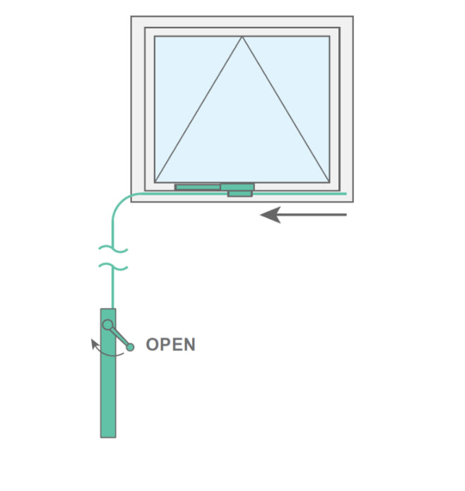 Gallery GEZE OL Line 250 Manual Chain Window Opener