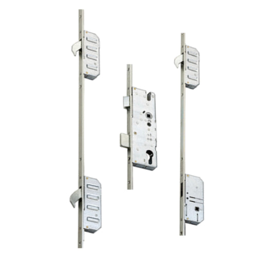 WINKHAUS Cobra Entryguard Lever Operated Latch & Deadbolt 16mm Flat - 3 Hook