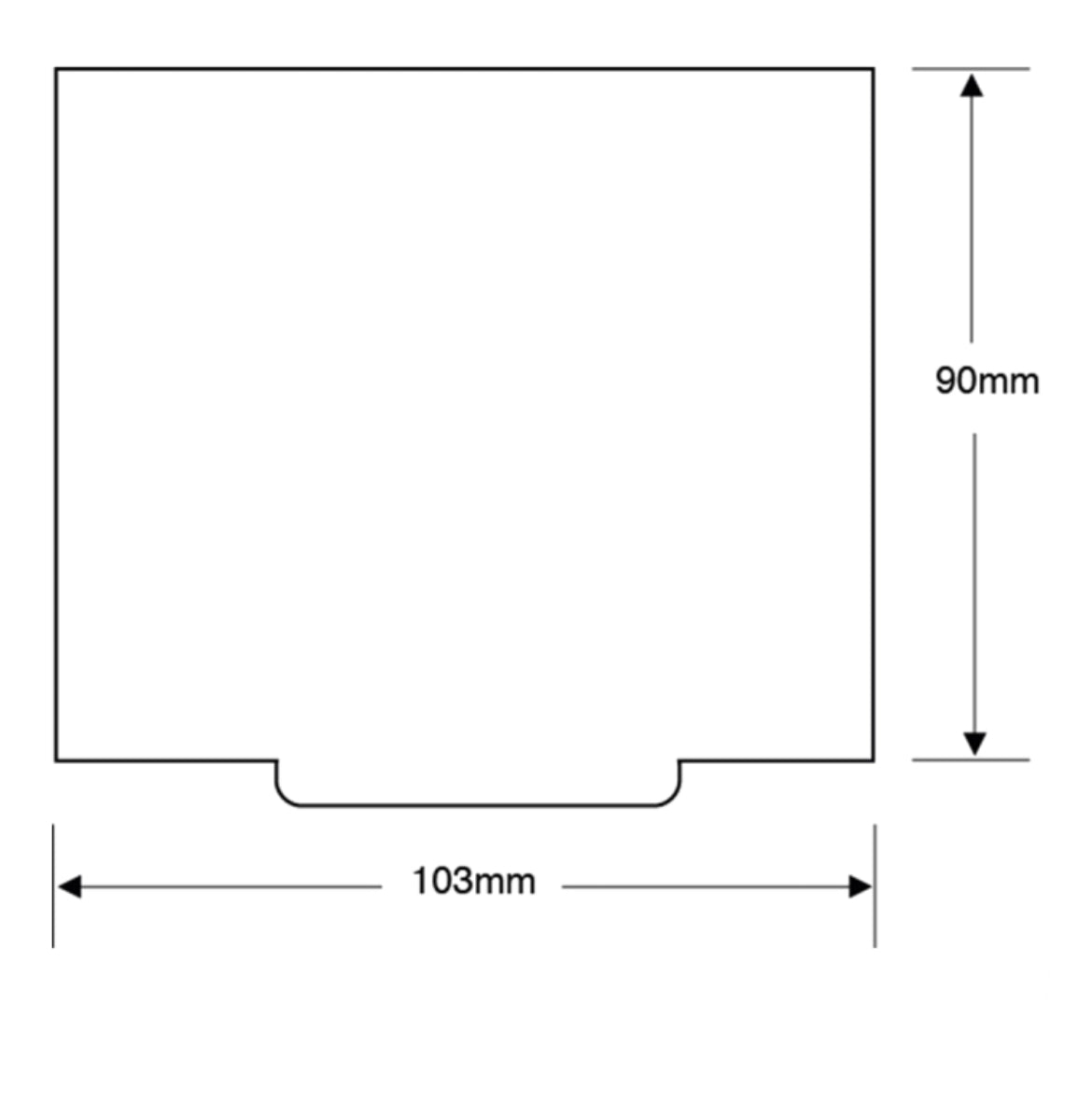 ASEC Anti-Tamper Cover Dimensions