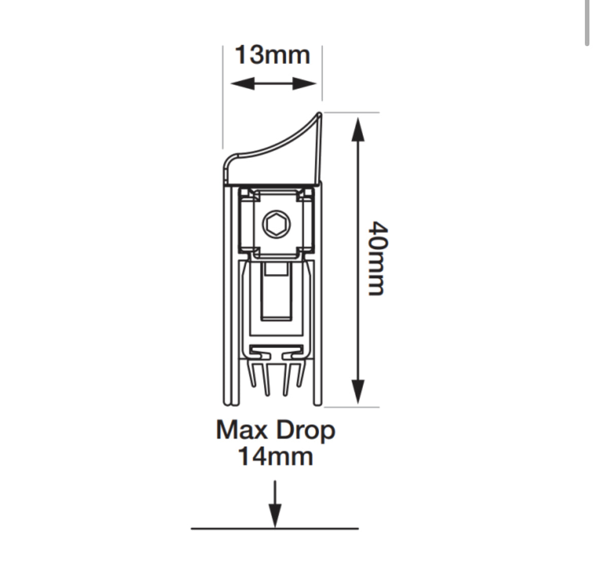 FIRESTOP Applique 37 Drop Down Seal