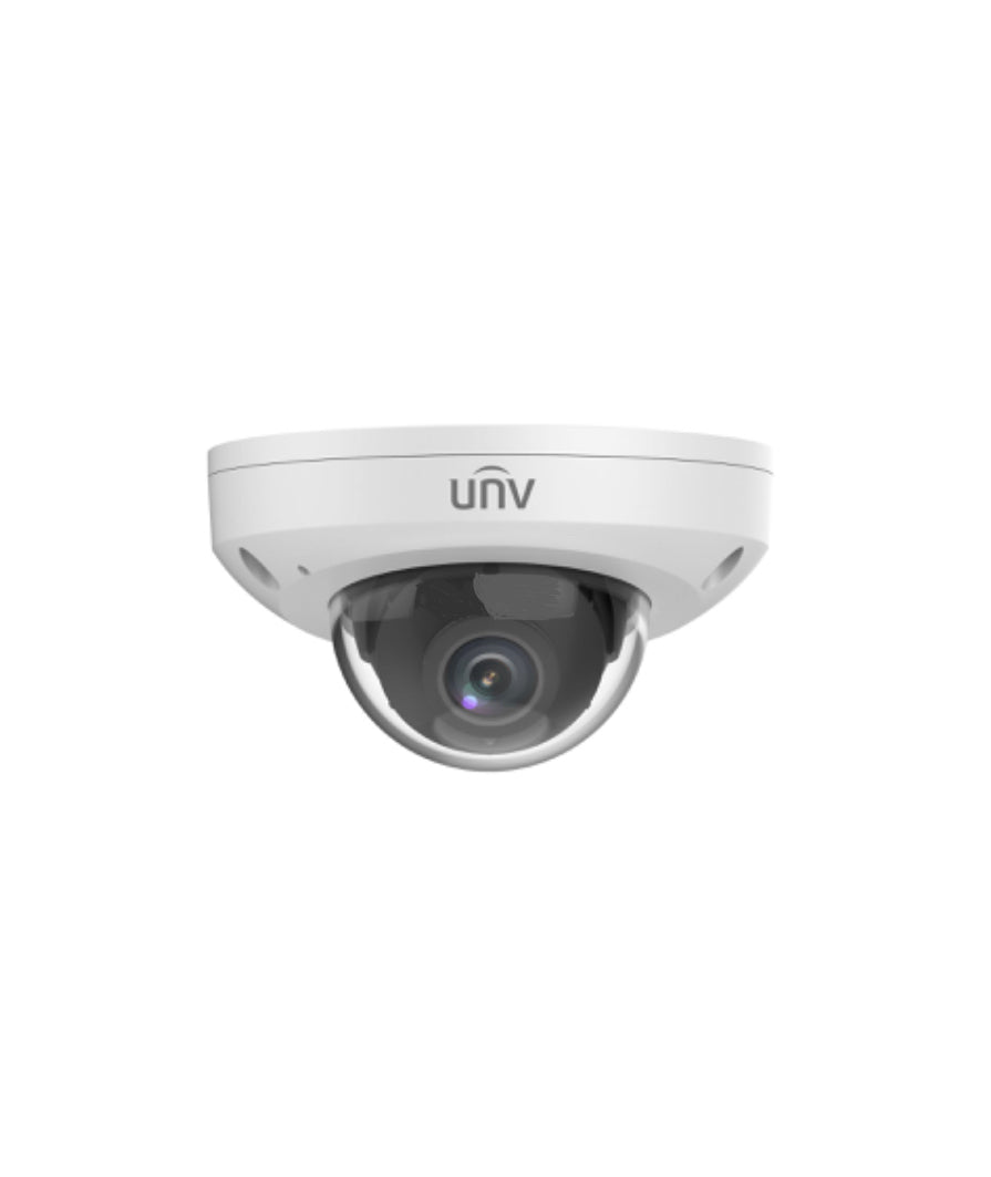 UNV LIGHTHUNTER MINI DOME CAMERA (4MP, AI, MIC, WDR)