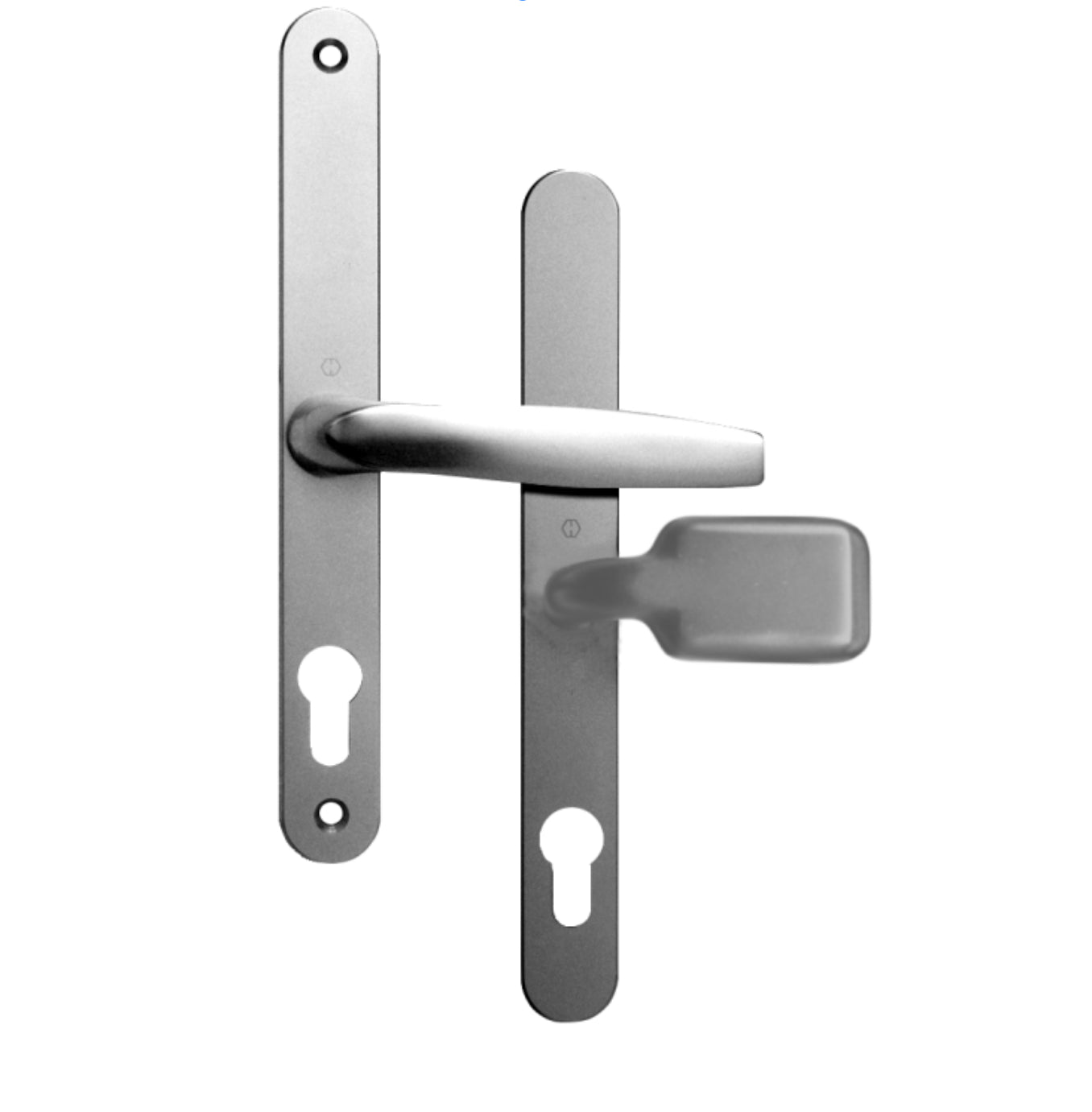 ASEC 68mm Lever Pad UPVC Door Furniture With Snib