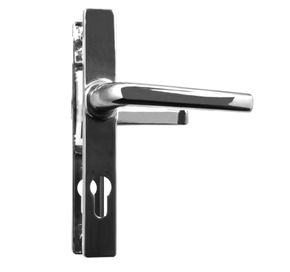 ASEC 70 Lever/Lever Door Furniture To Suit Ferco - 205mm Backplate