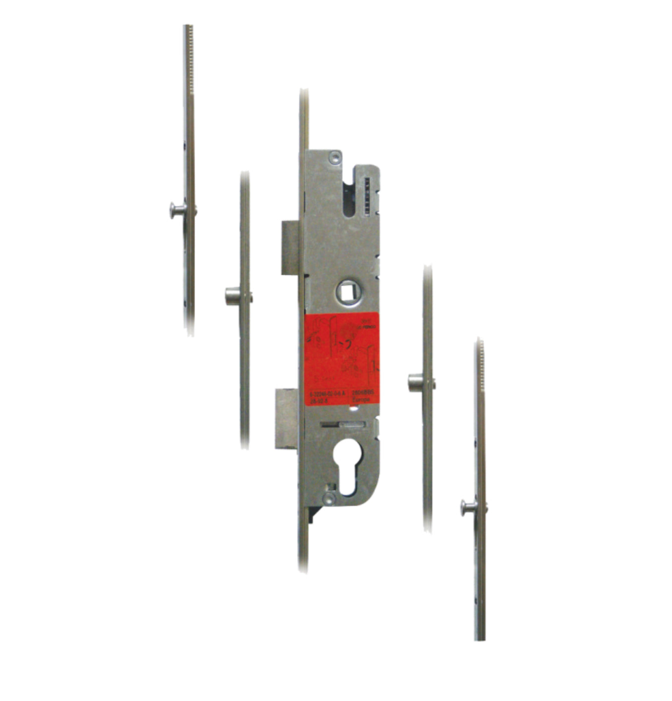 GU Secury Europa Lever Operated Latch & Deadbolt - 2 Roller & 2 Mushrooms