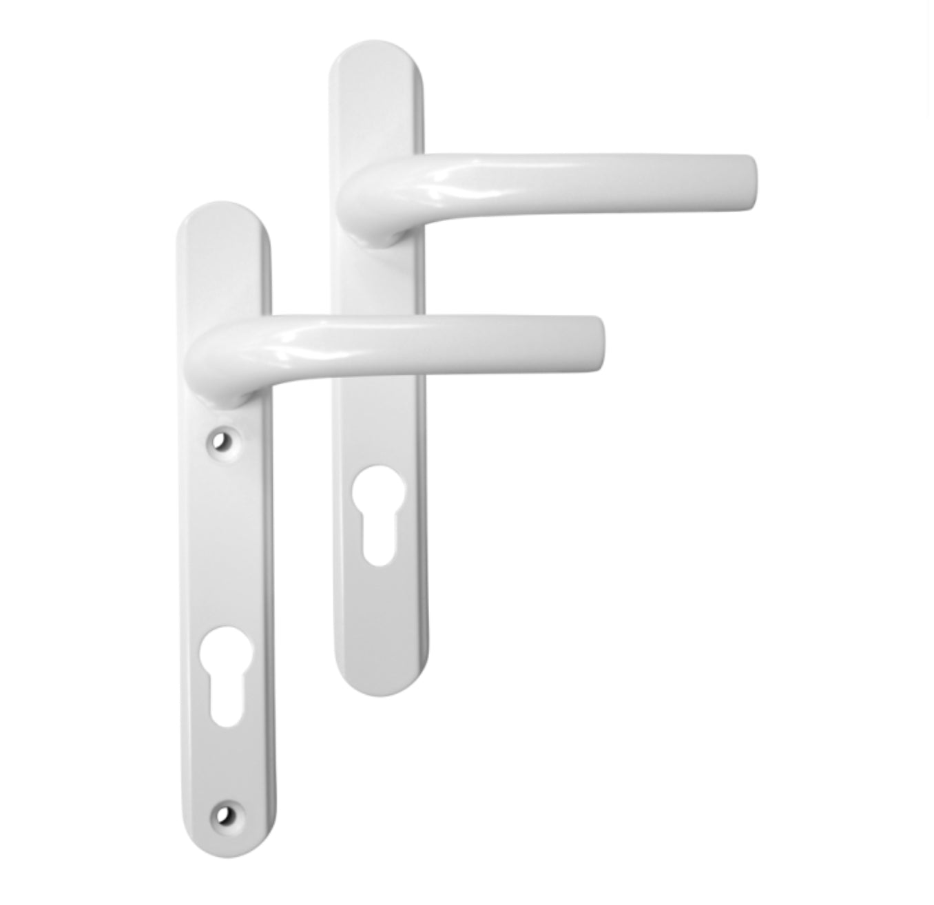 Greenteq Alpha 92 Lever/Lever UPVC Furniture - 220mm Backplate