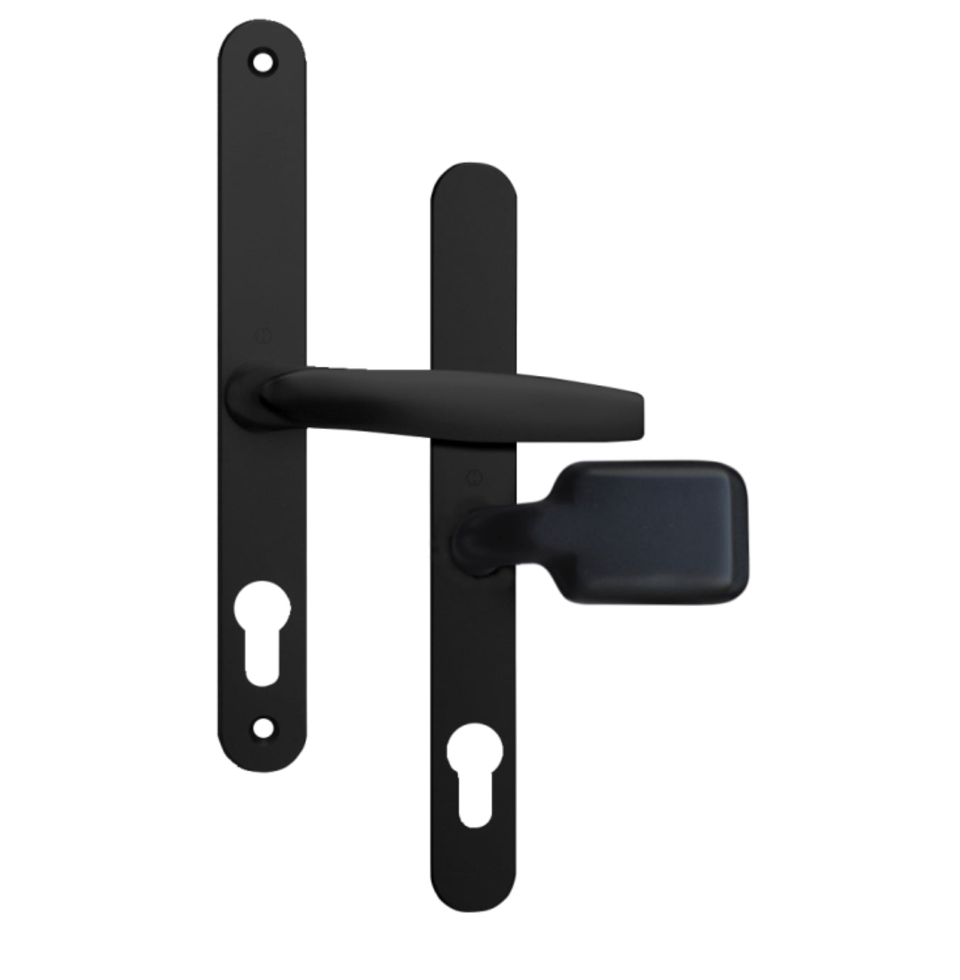 ASEC 68mm Lever Pad UPVC Door Furniture With Snib