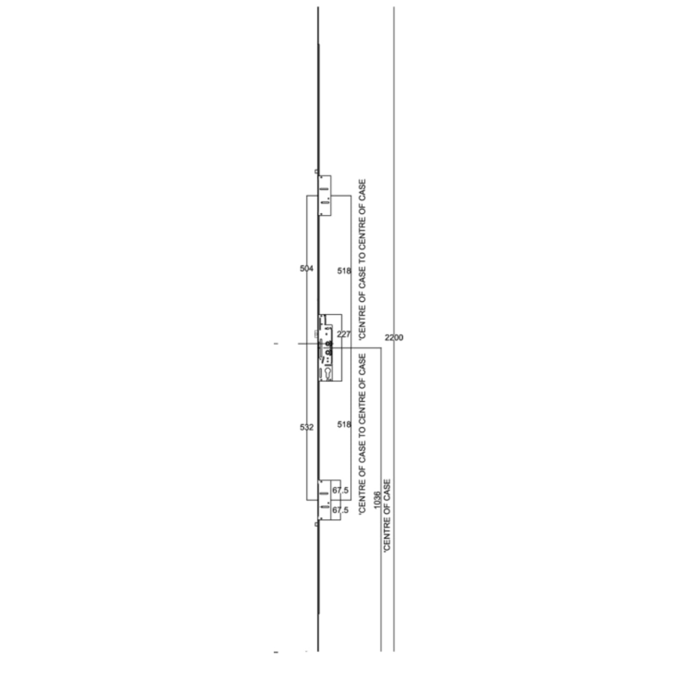 FULLEX XL Lever Operated Latch & Hookbolt - 2 Hook, 2 Anti-Lift & 4 Roller