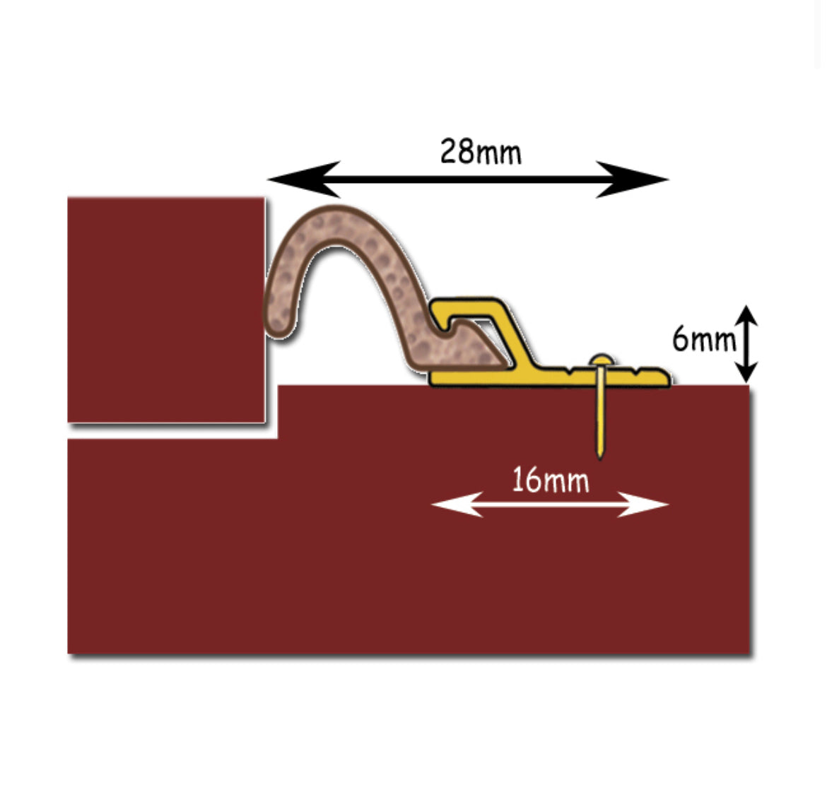 EXITEX QDS Screw Fixed Door Surround Seal