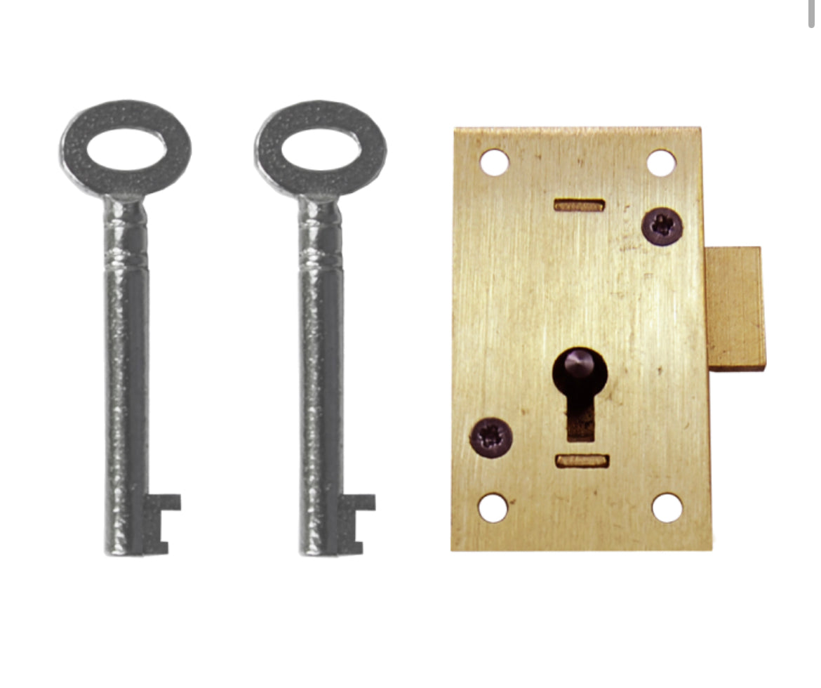 ASEC 36 2 Lever Straight Cupboard Lock